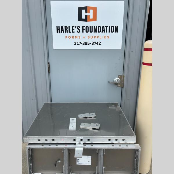 Aluminum brick ledge brackets