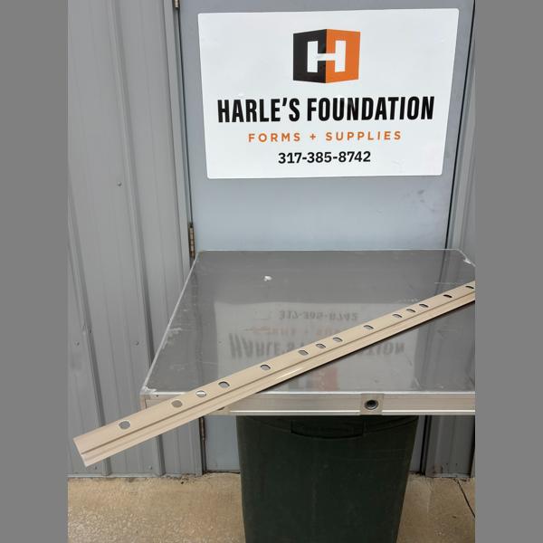 Triple punched plastic control joints